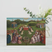 神秘的な子羊の崇拝,ゲントのアルタルピース サンキューカード (スタンド正面)