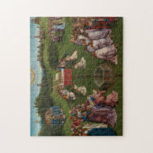 神秘的な子羊の崇拝,ゲントのアルタルピース ジグソーパズル (縦)