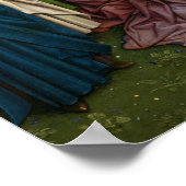 神秘的な子羊の崇拝,ゲントのアルタルピース ポスター (角)