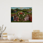 神秘的な子羊の崇拝,ゲントのアルタルピース ポスター (キッチン)