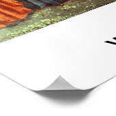 神秘的な子羊の崇拝Hubert Van Eyck ポスター (角)