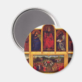 神秘的な子羊の情景のゲント祭壇 マグネット (正面/裏面)