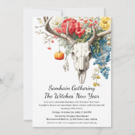 神秘的な季節 | サムハイン 魔法使いの新年 招待状