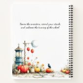 神秘的な季節 | ハロウィングリモア影絵本 ノートブック (裏面)