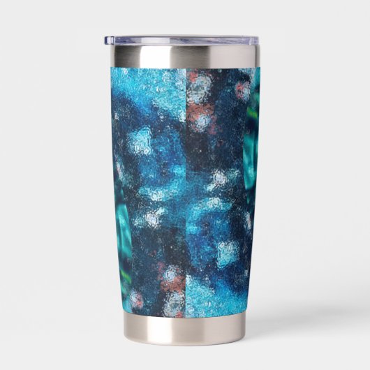 神秘的な宇宙のSFビュー 保温保冷タンブラー (右面)