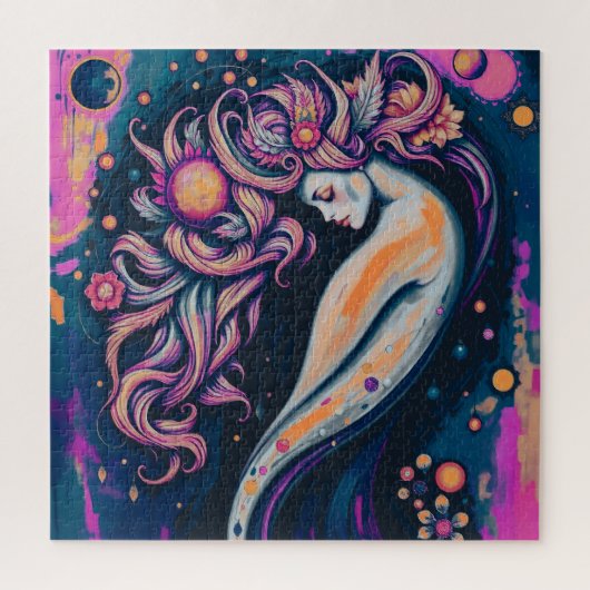神秘的な宇宙ミューズ ジグソーパズル (縦)