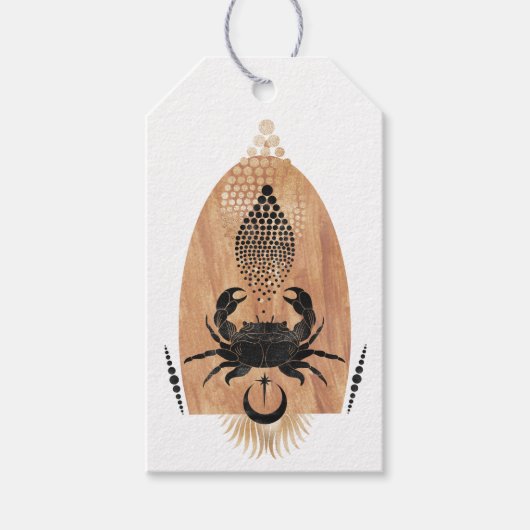 神秘的な宇宙 ギフトタグ (正面)