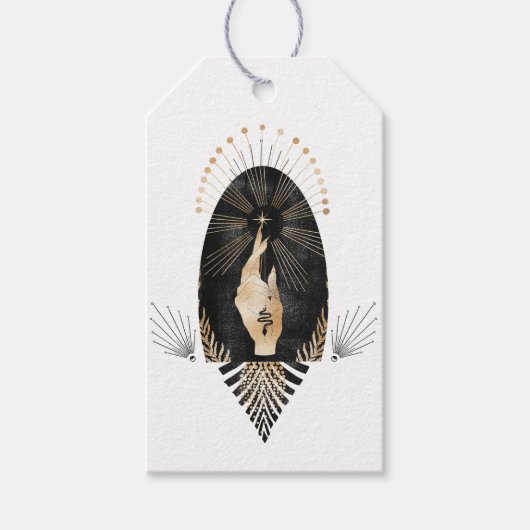 神秘的な宇宙 ギフトタグ (正面)