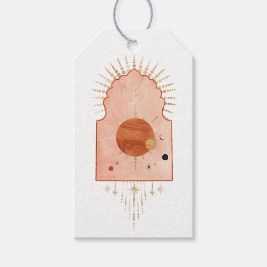 神秘的な宇宙 ギフトタグ (正面)