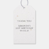 神秘的な宇宙 ギフトタグ (裏面)