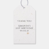 神秘的な宇宙 ギフトタグ (裏面)