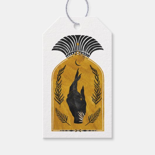 神秘的な宇宙 ギフトタグ (正面)