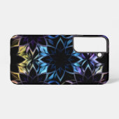 神秘的な宝石の幾何学的な花のケース SAMSUNG GALAXYケース (裏面横)