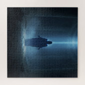 神秘的な寺院の中で生まれた古代の精神 ジグソーパズル (横)