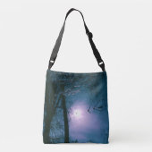 神秘的な屈折カスタムプリントオールオーバー体 クロスボディバッグ (裏面)