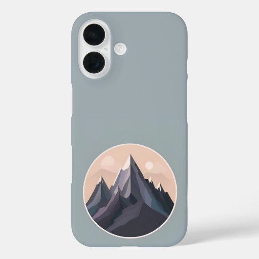神秘的な山々 Case-Mate iPhoneケース (裏面)