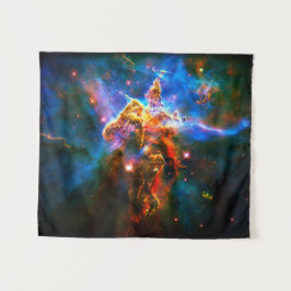 神秘的な山スモール タペストリー