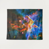 神秘的な山ラージ タペストリー (正面(横))