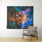 神秘的な山ラージ タペストリー (インサイチュ(横))