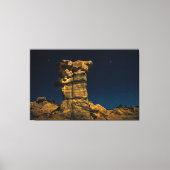 神秘的な山並みイシグアラスト公園,アルゼンチン キャンバスプリント (正面)