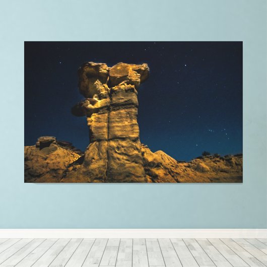 神秘的な山並みイシグアラスト公園,アルゼンチン キャンバスプリント (インサイチュ (ウッドフロア))