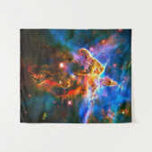 神秘的な山岳地帯 タペストリー (正面(横))