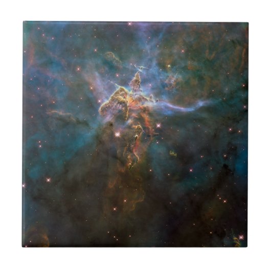 神秘的な山瓦 タイル (正面)