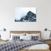 神秘的な山 キャンバスプリント (インサイチュ (寝室))