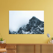 神秘的な山 キャンバスプリント (インサイチュ (リビング))