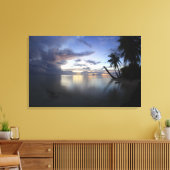 神秘的な島の球体 キャンバスプリント (インサイチュ (リビング))