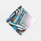 神秘的な川の跳ね橋が見える スタンダードランチョンナプキン (角)