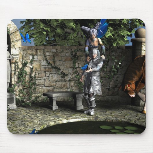 神秘的な平和 マウスパッド (正面)