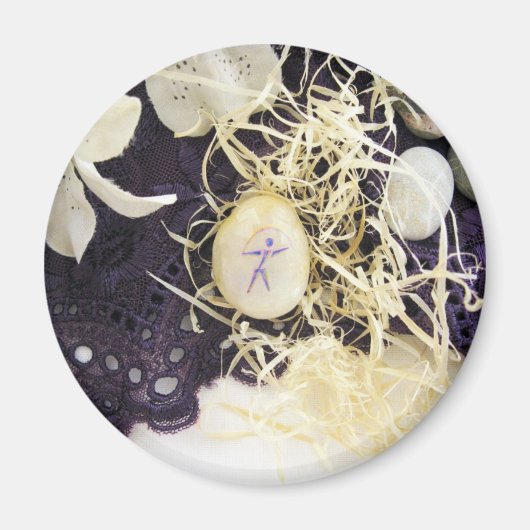 神秘的な幸運の冷蔵庫用マグネット マグネット (正面)