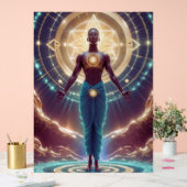 神秘的な幾何学 – 魂の輝き アクリルサイン (ウェディング)