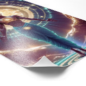 神秘的な幾何学 – 魂の輝き フォトプリント            (角)