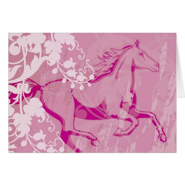 神秘的な庭の馬 (正面横)