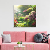 神秘的な庭園 キャンバスプリント (インサイチュ (リビング))