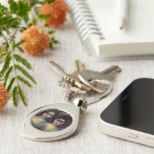 神秘的な庭園：フローラの夢 キーホルダー (側面)