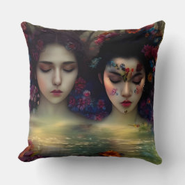 神秘的な庭園：フローラの夢 クッション