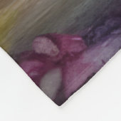 神秘的な庭園:フローラの夢 フリースブランケット (角)