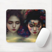 神秘的な庭園：フローラの夢 マウスパッド (マウス)
