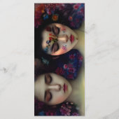 神秘的な庭園：フローラ夢ブックマーク メニュー (裏面)