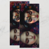 神秘的な庭園：フローラ夢ブックマーク メニュー (正面/裏面)