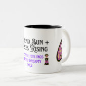 神秘的な強度 – 蠍座太陽、魚座ライジングゾー ツートーンマグカップ (正面右)