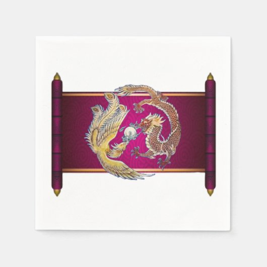 神秘的な戦い スタンダードカクテルナプキン (正面)