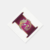 神秘的な戦い スタンダードカクテルナプキン (角)