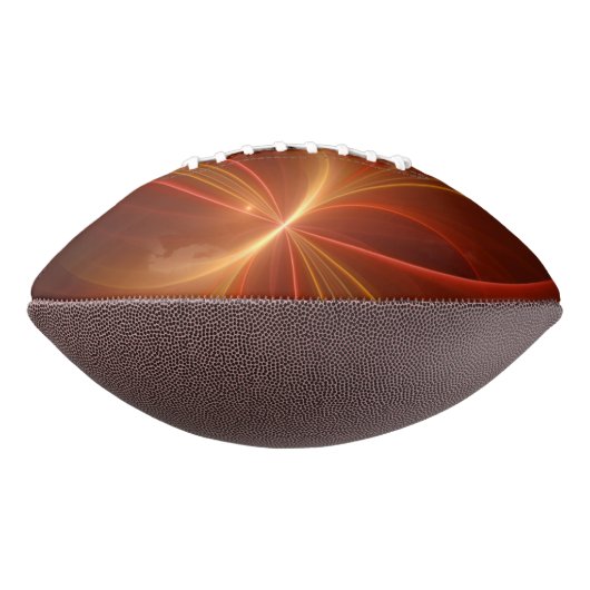 神秘的な抽象芸術フラクタルアートモダンの暖かい色 アメリカンフットボール (回転270)