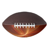 神秘的な抽象芸術フラクタルアートモダンの暖かい色 アメリカンフットボール (正面)