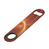 神秘的な抽象芸術フラクタルアートモダンの暖かい色 スピード栓抜き (正面アングル)