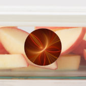 神秘的な抽象芸術フラクタルアートモダンの暖かい色 ラベル (貼付)